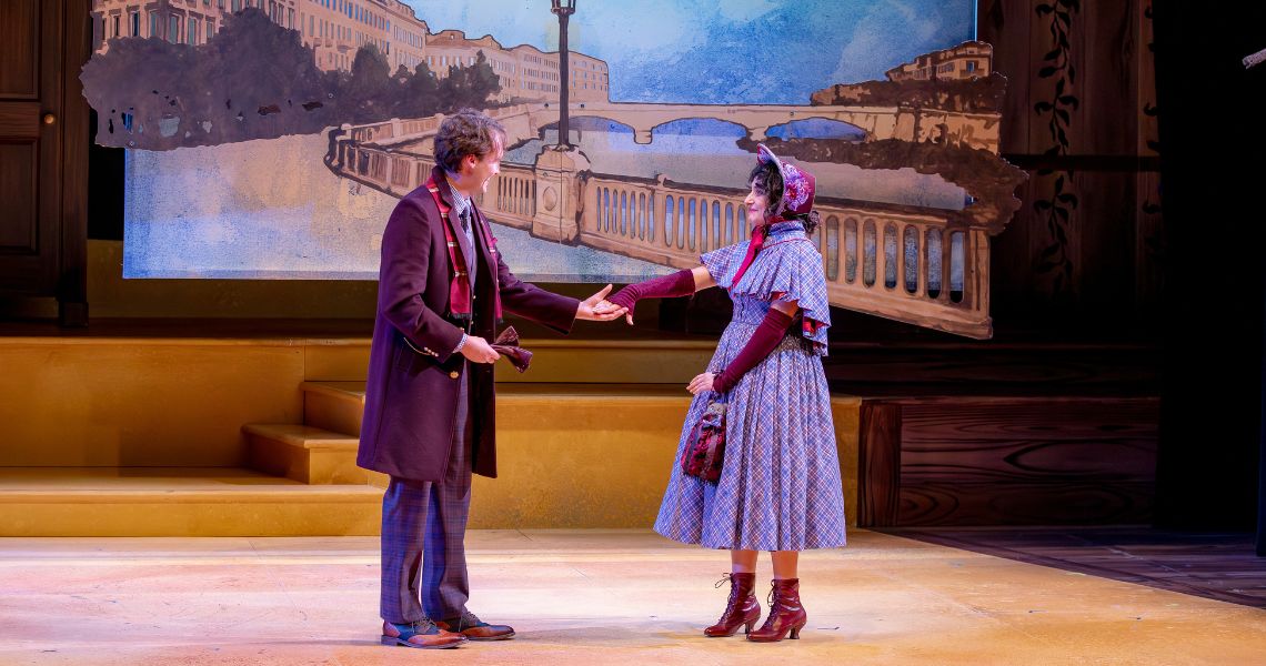 Rocco Weyer (Laurie) and Sammy Rat Rios (Amy). Photo by Mikki Schaffner.