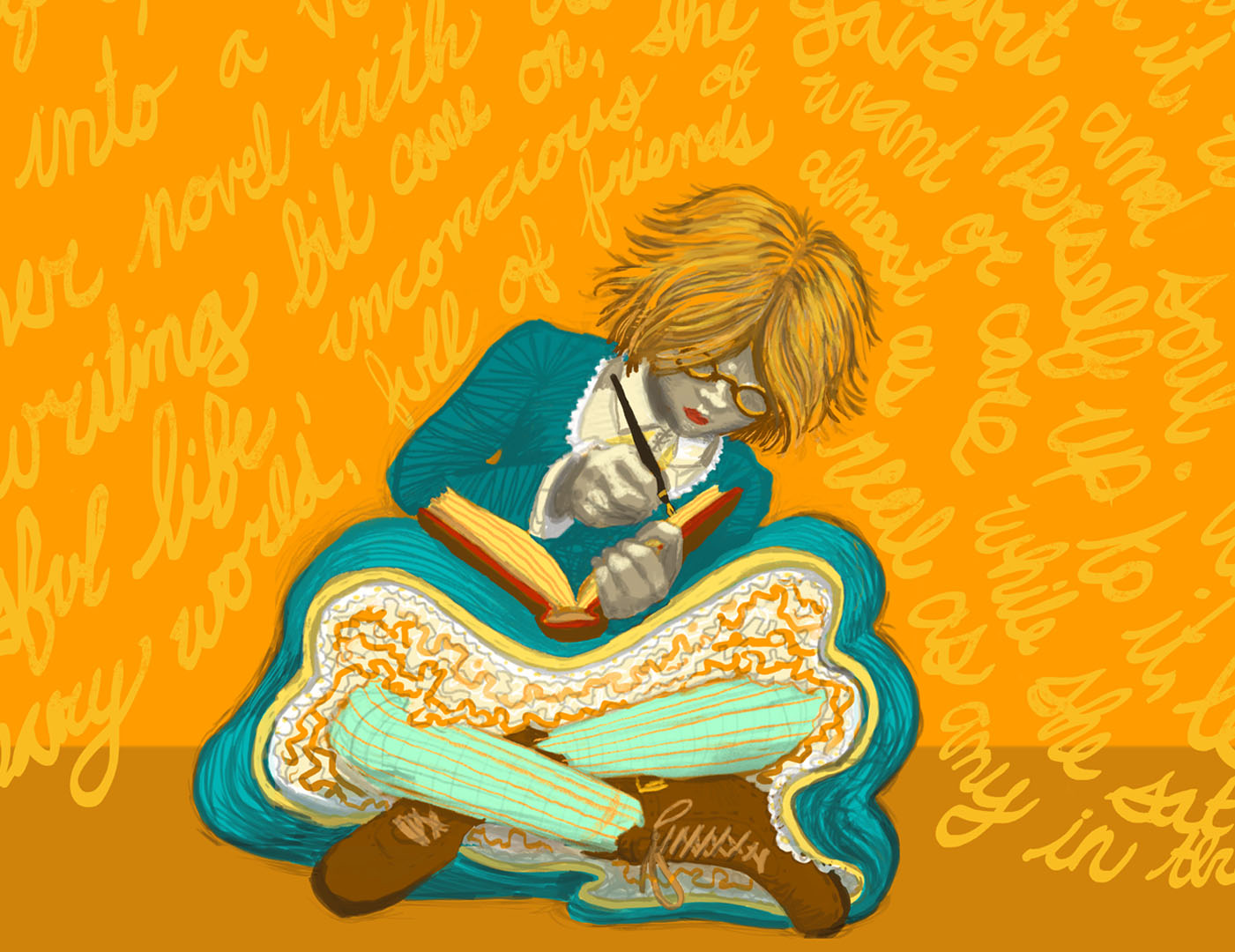 Jo writing