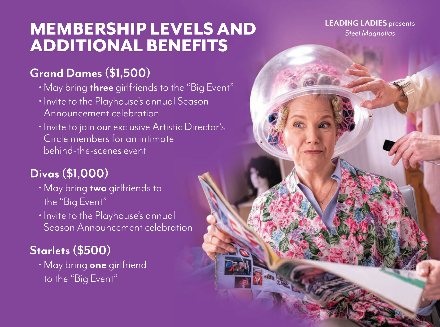 Leading Ladies Membership Levels